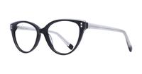 Black Scout Made in Italy Scilla Cat-eye Glasses - Angle