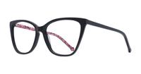 Black Scout Made in Italy Venere Cat-eye Glasses - Angle