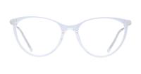 Crystal / Shiny Silver Scout Alicia Cat-eye Glasses - Front