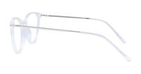 Crystal / Shiny Silver Scout Alicia Cat-eye Glasses - Side