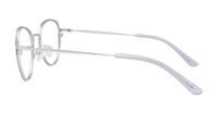 Silver / Pale Blue Scout Amelia Round Glasses - Side