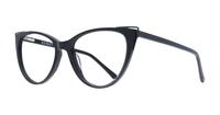 Shiny Black / Matte Black Scout Arabella Cat-eye Glasses - Angle