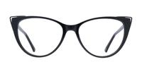 Shiny Black / Matte Black Scout Arabella Cat-eye Glasses - Front
