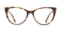 Shiny Havana / Silver Scout Arabella Cat-eye Glasses - Front