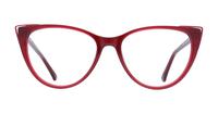 Shiny Red Scout Arabella Cat-eye Glasses - Front