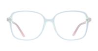 Crystal Green Scout Beth Square Glasses - Front