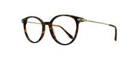 Tortoise/Gold Scout Blair Round Glasses - Angle