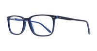 Bilayer Blue Scout Brent Square Glasses - Angle