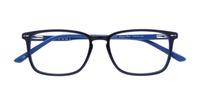 Bilayer Blue Scout Brent Square Glasses - Flat-lay