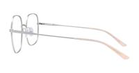 Satin Silver Scout Brogan Round Glasses - Side