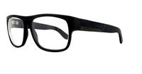 Matt Black Scout Burton Rectangle Glasses - Angle