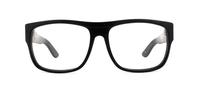 Matt Black Scout Burton Rectangle Glasses - Front