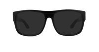 Matt Black Scout Burton Rectangle Glasses - Sun