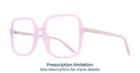 Pink Scout Calina Square Glasses - Angle