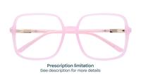 Pink Scout Calina Square Glasses - Flat-lay