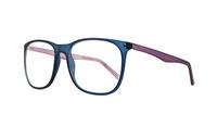 Purple/Blue Scout Charley Square Glasses - Angle