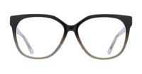 Black / Beige Scout Ciara Cat-eye Glasses - Front