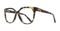 Yellow Tortoise Scout Ciara Cat-eye Glasses - Angle