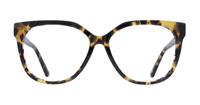 Yellow Tortoise Scout Ciara Cat-eye Glasses - Front