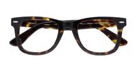 Tortoise Scout Costello Square Glasses - Flat-lay