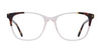 Crystal Nude / Havana Scout Dakota -53 Rectangle Glasses - Front