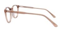 Shiny Light Brown Scout Dallas Round Glasses - Side