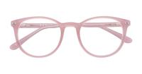 Shiny Milky Nude Scout Dallas Round Glasses - Flat-lay