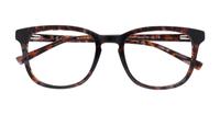 Dark Brown Scout Daniella Oval Glasses - Flat-lay