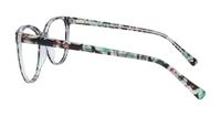 Crystal / Flowers Green Scout Darcey Cat-eye Glasses - Side