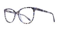 Crystal / Flowers Mauve Scout Darcey Cat-eye Glasses - Angle