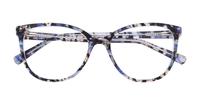 Crystal / Flowers Mauve Scout Darcey Cat-eye Glasses - Flat-lay