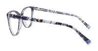 Crystal / Flowers Mauve Scout Darcey Cat-eye Glasses - Side