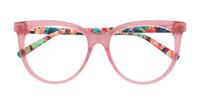 Coral Scout Demi Cat-eye Glasses - Flat-lay