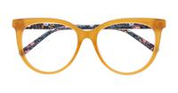 Tan Scout Demi Cat-eye Glasses - Flat-lay