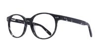 Charcoal Scout East-52 Round Glasses - Angle