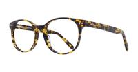 Light Tortoise Scout East-52 Round Glasses - Angle