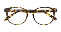 Light Tortoise Scout East-52 Round Glasses - Flat-lay