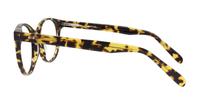 Light Tortoise Scout East-52 Round Glasses - Side