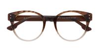 Gradient Brown Scout Emelia Round Glasses - Flat-lay