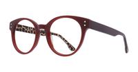 Solid Brown Scout Emelia Round Glasses - Angle