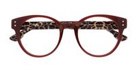 Solid Brown Scout Emelia Round Glasses - Flat-lay