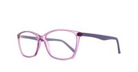 Violet Scout Emily Rectangle Glasses - Angle