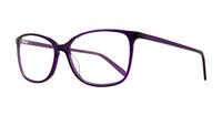 Purple Scout Emma Rectangle Glasses - Angle