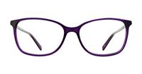 Purple Scout Emma Rectangle Glasses - Front
