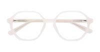 Beige Scout Esme Rectangle Glasses - Flat-lay
