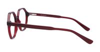 Burgundy Scout Esme Rectangle Glasses - Side