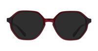 Burgundy Scout Esme Rectangle Glasses - Sun