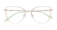 Gold Scout Fern Cat-eye Glasses - Flat-lay