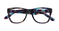 Tortoise / Blue Scout Festival Wayfarer Glasses - Flat-lay