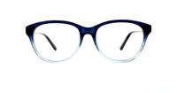 Blue Fade Scout Firework Oval Glasses - Front